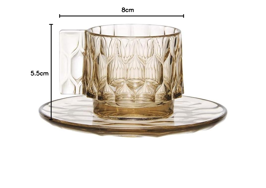 Kartell Jellies Family Set da Caffè, 4 pezzi, Verde