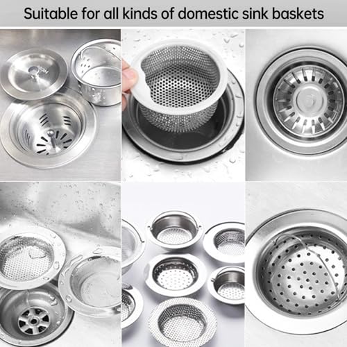 Bolsa Colador Desechable para Fregadero de Cocina, 100pcs miniatura 6