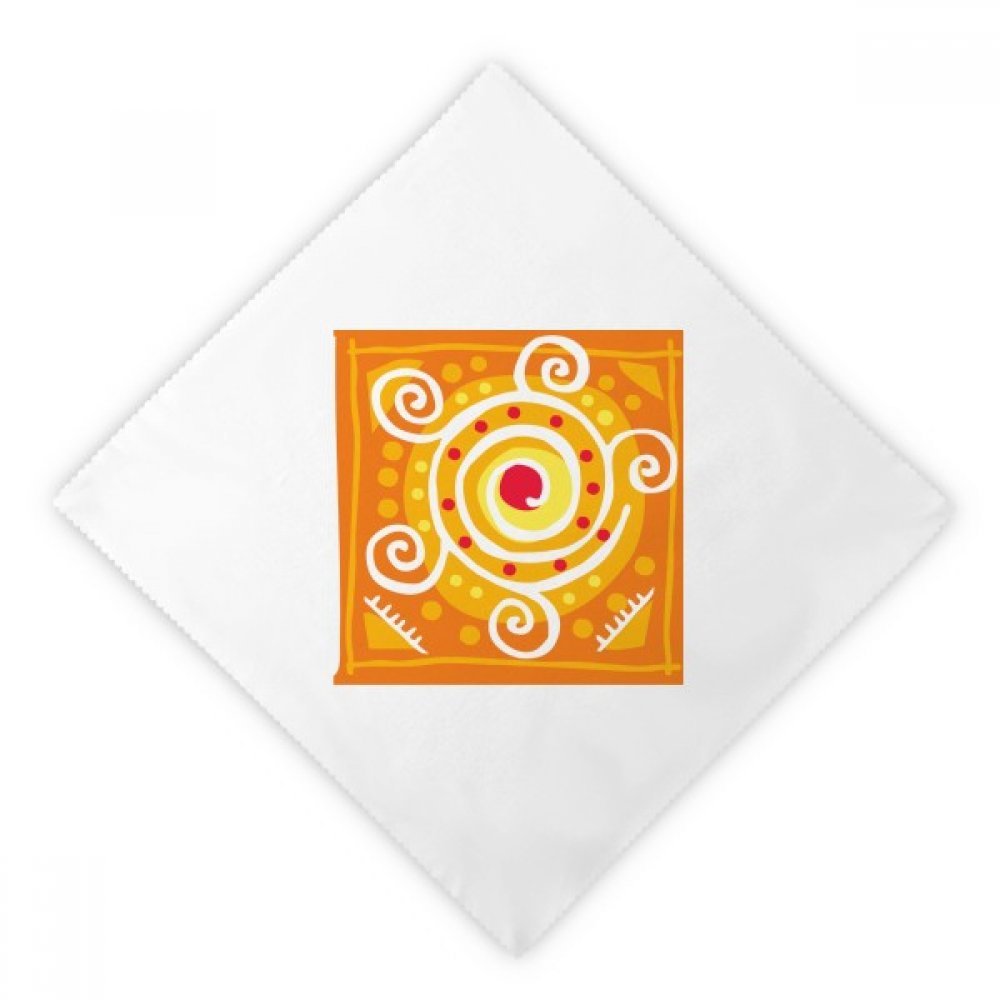 Serviettes en tissu Mexique orange pour sublimer vos repas de fête et déjeuners de famille