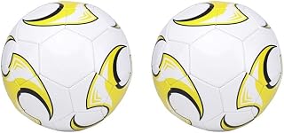 Timcryxient Pelota de fútbol para adultos, competición profesional, para atletas, deportes, de poliuretano, para practicar fútbol, para la escuela, parque infantil, color amarillo