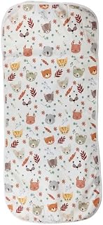 Colchoneta Universal Transpirable para Silla de Paseo – Compatible con Jané, Inglesina, Easywalker, Kinderkraft, UPPAbaby – Funda de Verano para Carrito de Bebé (Animales del bosque)