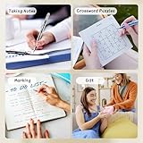 Thboxes 10 Pcs Erasable Gel Pens, 0.5 mm Eraser Pens with Rubbers on the End Colored Ink Rub out or School Homework Office Notes Kids Adults Writing Drawing Stationery Supplies - Image 6