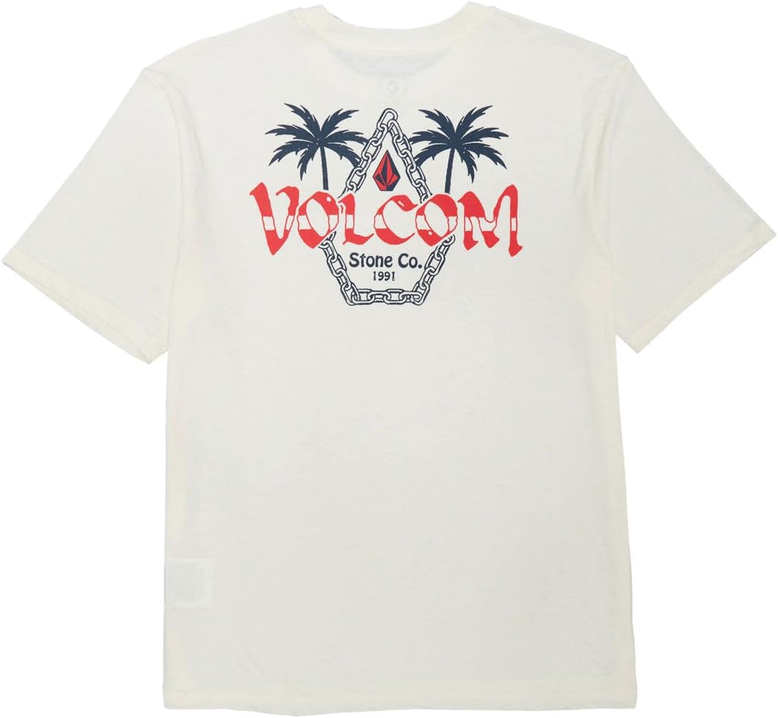 Volcom Palm Punk T-Shirt - Off White Heather