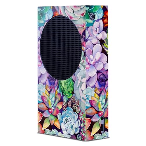 Protégez votre Xbox Series S avec l'enveloppement Mai Autumn Succulent Mix unique