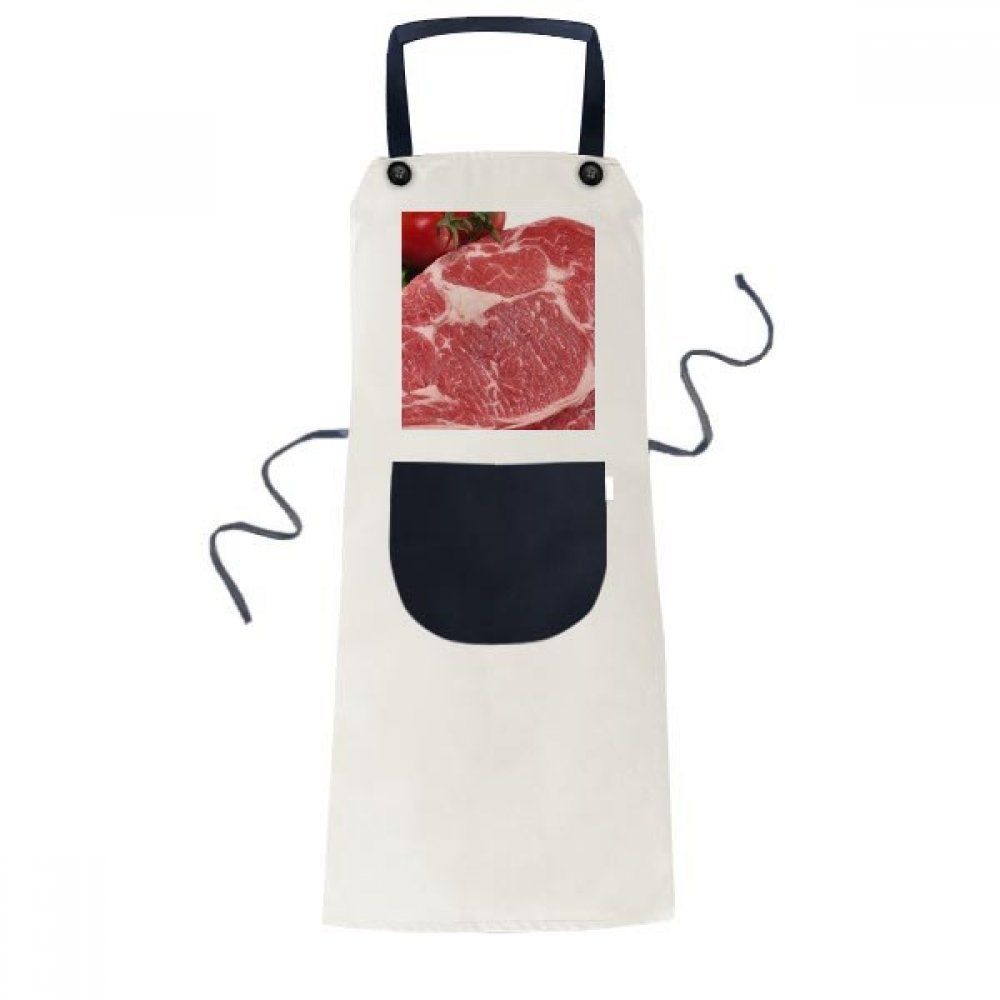 Tablier de cuisine réglable motif viande rouge idéal pour réussir vos barbecues