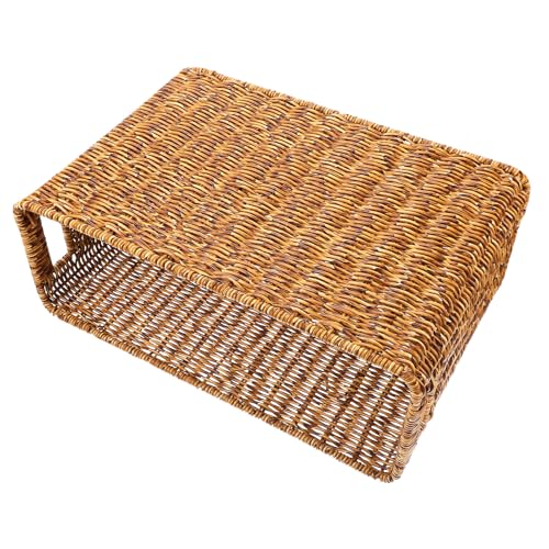 Panier de rangement tressé pour organiser magazines et objets divers