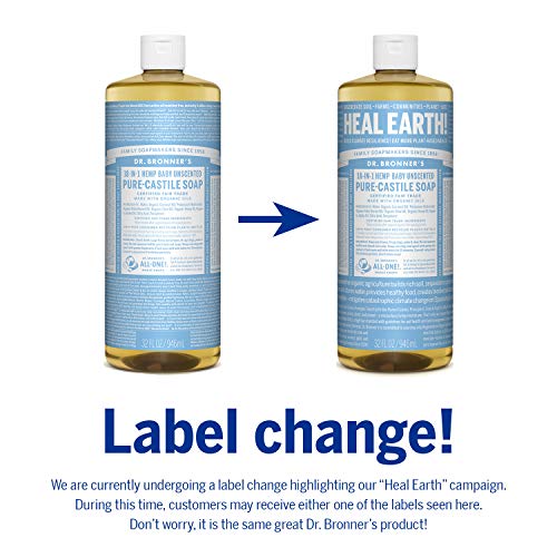 Dr. Bronner's Baby Unscented Liquid Soap - Image 2