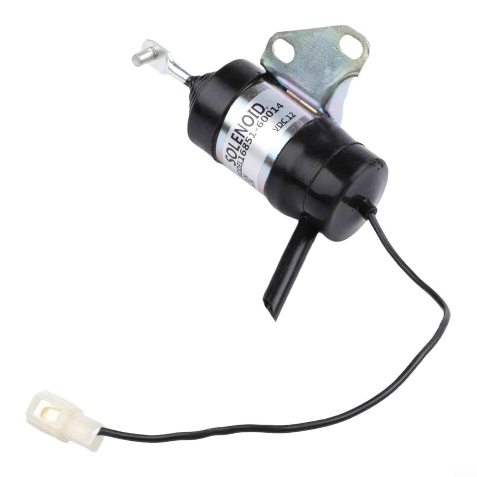 Solenoide de cierre de combustible de 12 voltios para motores Kubota Z602 D902 - Válvula de cierre de acero de alta durabilidad G1800 G1900 piezas de cortacésped