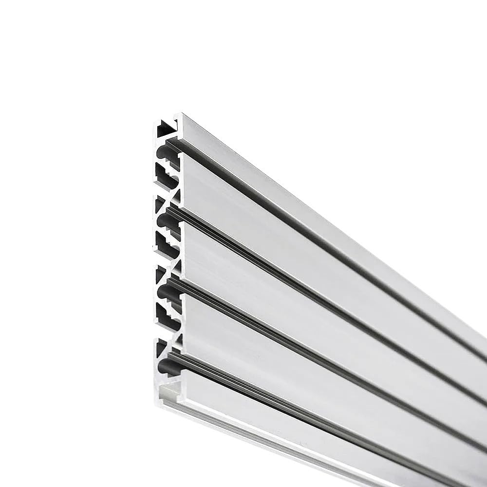 GTPBAO Profilo in alluminio estruso 15x120mm Profilo lineare for guida anodizzato Telaio for staffa fai da te Telaio for macchinari Mobili Rack Binario estruso(800mm long)
