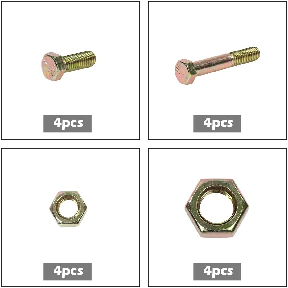 CHEDA Rear Shock Relocation Kit Compatible With Chevy 66 C10 C20 GMC 1000, 1000 Series, C15/C1500 Pickup Lowered Truck 1963-1972