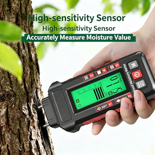 Testeur d'humidité portable : analyseur bois et béton à haute précision