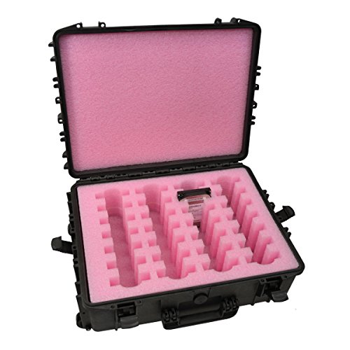 Doro Cases�h��Heavy Duty Wheeled�n�[�h�h���C�u�P�[�X�A28 x 3.5 " Pata / SATA�J�X�^��mycasebuilder�t�H�[���}��