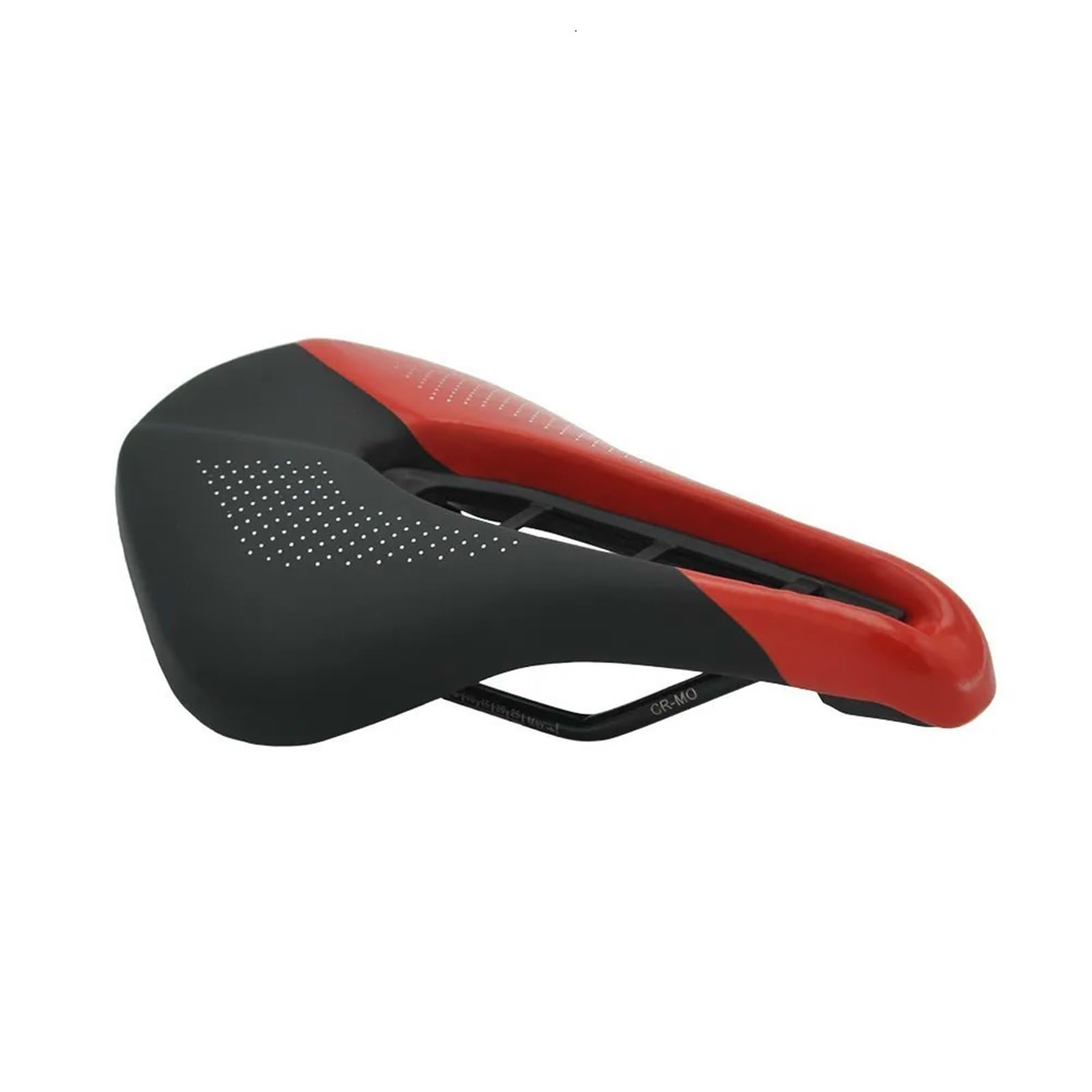 RIDERACE Selle de Vélo de Route et VTT avec Rails en Acier, Coussin Antidérapant en Cuir PU Souple pour Hommes