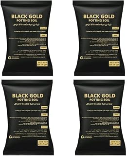 Black Gold Potting Soil, Multi-Purpose Growing Medium, 15 Litre, Pack of 4