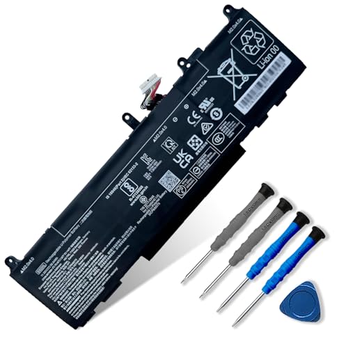 Image of BX03XL Laptop Battery 56.04Wh Replacement for HP EliteBook 830 835 840 845 860 865 G11 ZBook Firefly 14 16 G11 Series BX03056XL HSTNN-OB3H N59733-AC1 HSTNN-AB1D N59733-B71 11.58V 4646mAh