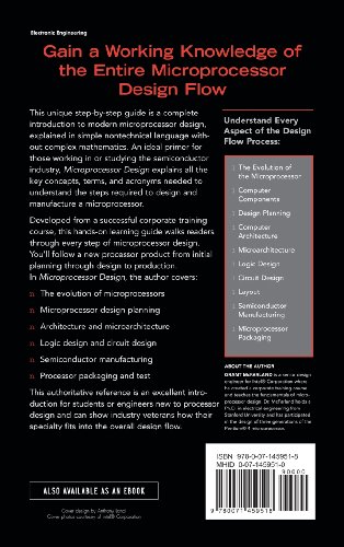 Microprocessor Design: A Practical Guide From Design Planning To Manufacturing (Professional Engineering) #TOP1