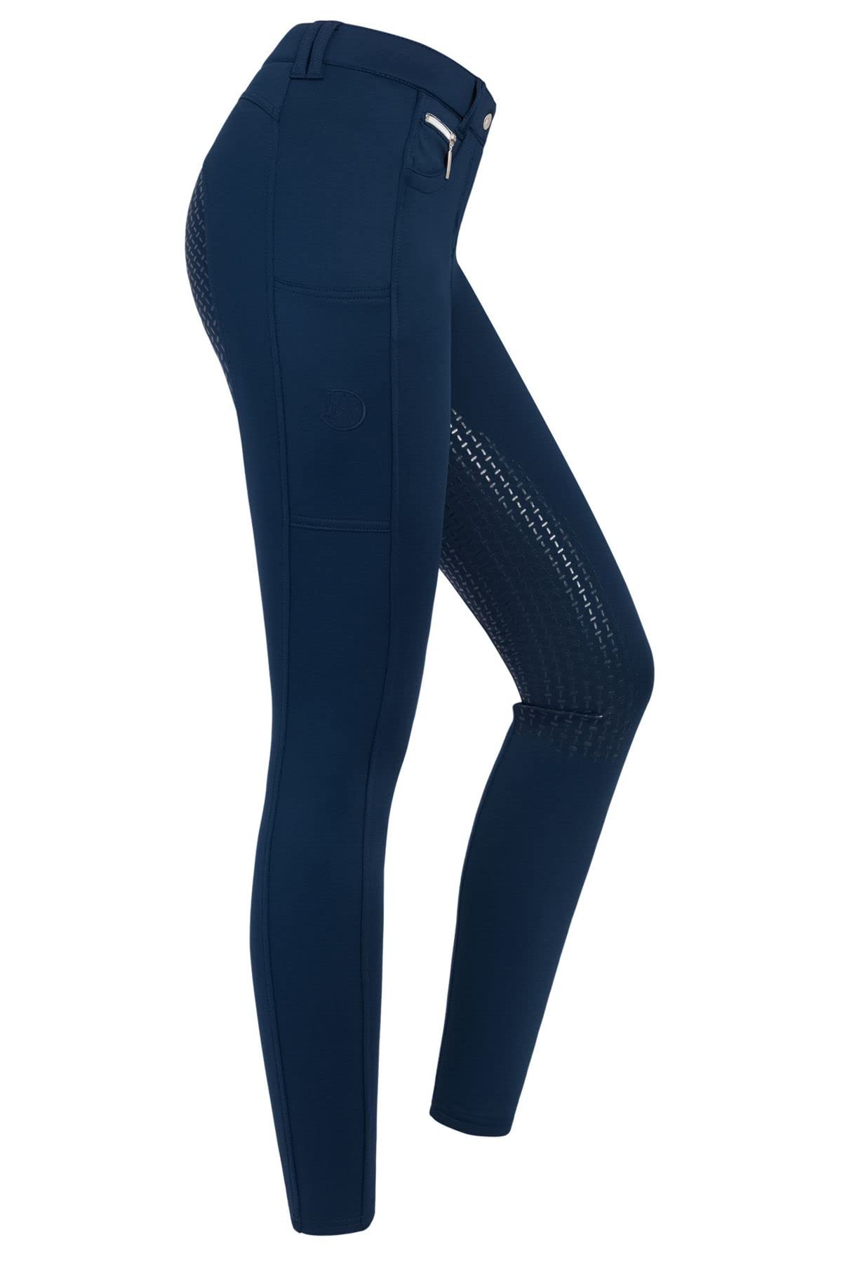 RIDERS CHOICE RidersDeal Collection - Pantaloni da equitazione invernali da donna in pile con inserti in silicone