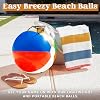 JOYIN 4-Pack 20 Beach Balls - Large Rainbow Beach Ball Inflatable Pool Toys for Party Supplies Decorations, Adults Kids Birthday Luau Summer Beach Water Games Beachball Party Favors