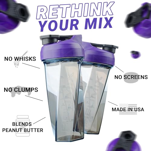 image for HELIMIX 2.0 Vortex Blender Shaker Bottle Holds upto 28oz | No Blending