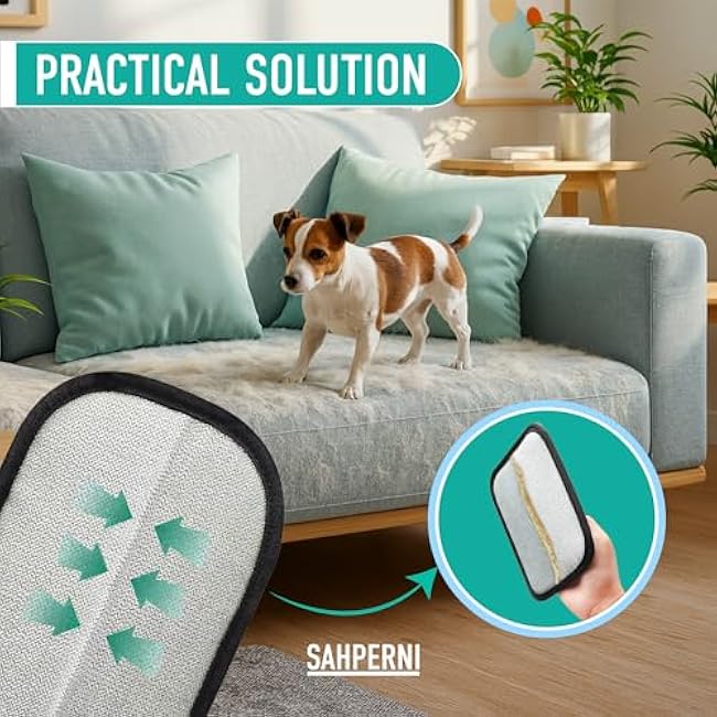 Pet Hair Removal Glove, 1 Pcs Electrostatic Gloves Pet Hair for Cats & Dogs, Washable - Reusable Static Pet Hair Remover Gloves, Efficient Magic Pet Grooming Glove, Remove Cat/Dog Fur From Clothing-Fe7CNW9f