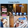 xmartO 2.4G/5G Dual Band Smart Video Doorbell Camera, Home Security Live View, 2-Way Audio, AI/Motion Detection, Instant Alerts, Included Chime, No Monthly Fee, Easy Setup, Works with NVR/Standalone