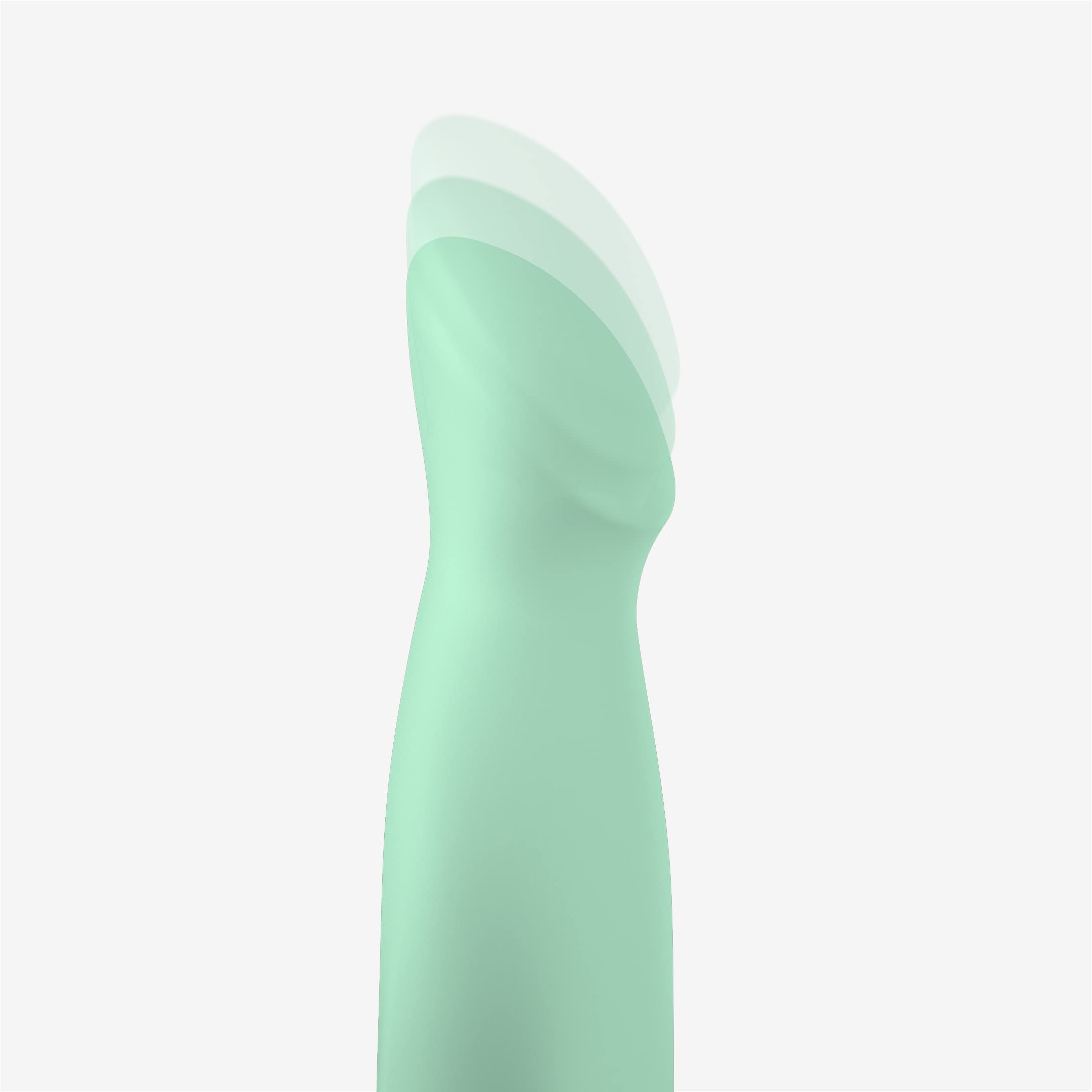 FUN FACTORY SUNDAZE | Vibratore di pulsare | dare colpetti et vibrare | Sex toys per donna | 15 Frequenze di Vibrazione | Silicone medicale (Pistacchio)