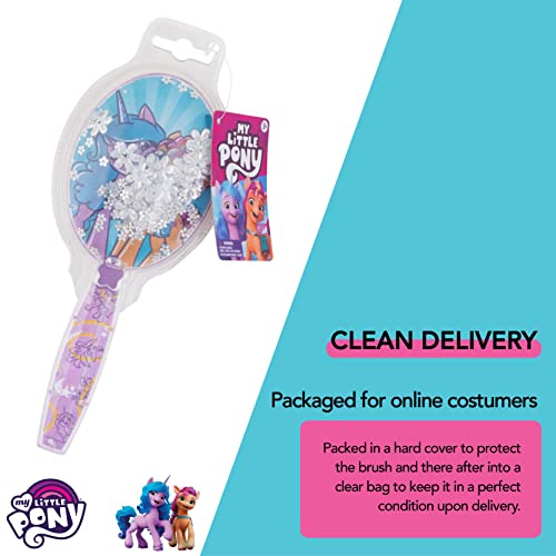 Hair Brush With Magical Sparkling Stars Confetti Hair Brush - Kids Hair Brush Ages 3+ #TOP3