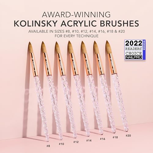 Pincel para Uñas Kiara Sky Kolinsky #12 miniatura 2