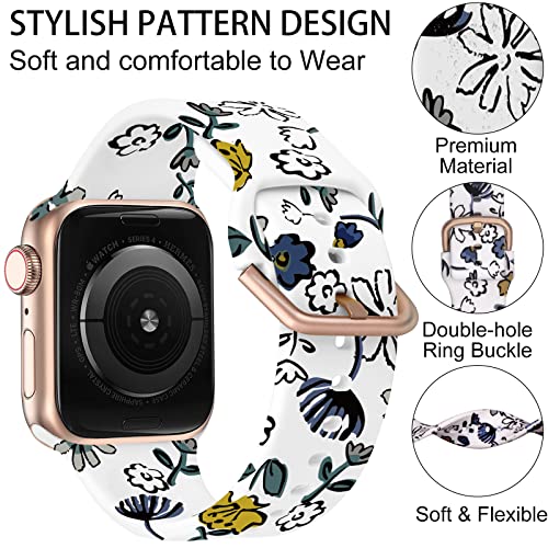 Image of ACESTAR Double Sided Band Compatible with Apple Watch Band 38mm 40mm 41mm /42mm(Series 11 10), Spider Web Cartoon Soft Silicone Replacement for iWatch Series 11 10 9 8 7 6 5 4 3 2 1 SE