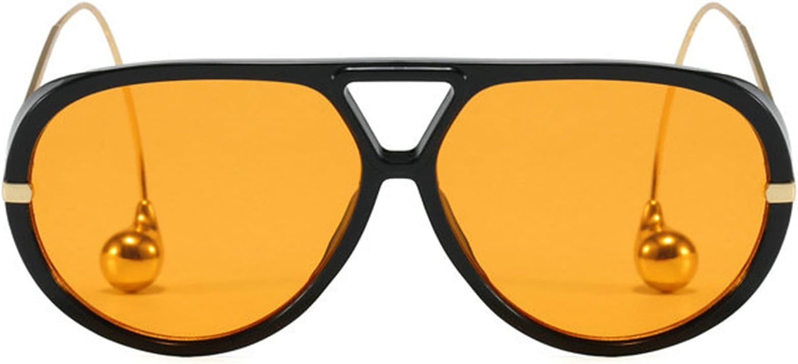 willochra Vintage Oversized Pilot Shield Sunglasses Women Luxury Trendy Sun Glasses For Ladies Big Frame Eyewear