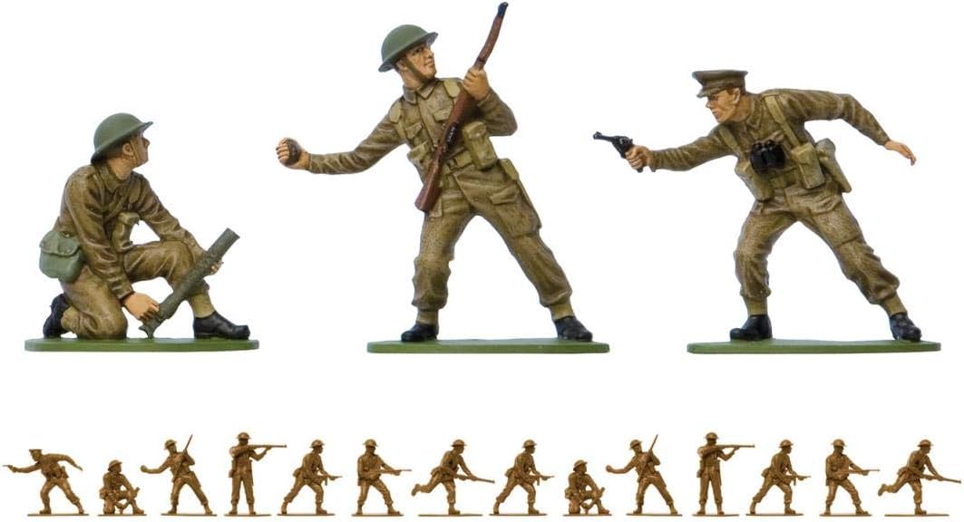 A02718V WWII British Infantry Vintage Classics Figures 1:32 Scale Model Kit