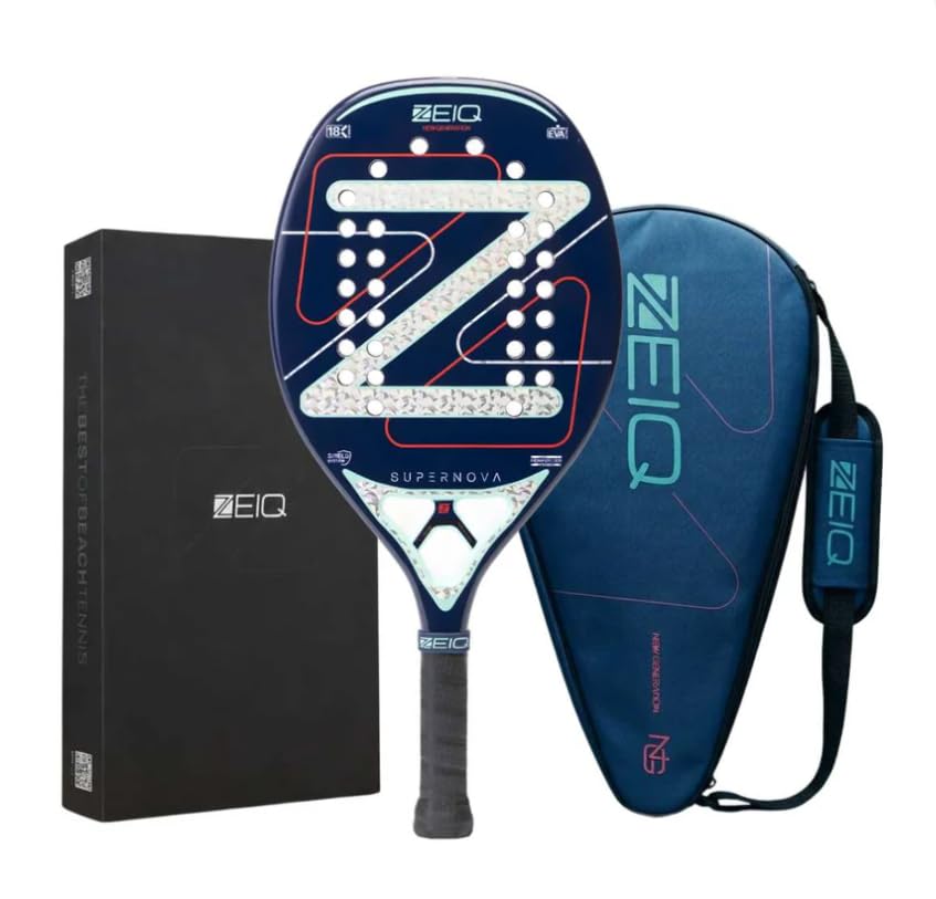 Raquete de Beach Tennis ZEIQ Supernova Carbono 18k