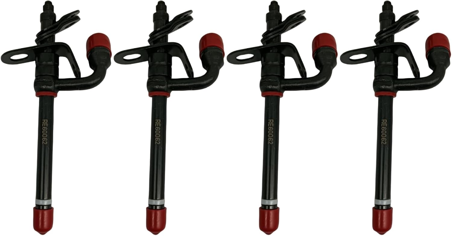 RE60062 RE57469 Fuel Injector 32262 Pencil Injector 4-Pack for John Deere 4700 5410 5415 5420 5510 5520 5615 6110 6210 6310 6405 6410 6510 6520 6603 6605 6715 7210 7405 7410 7510 7610