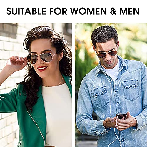 Joox Polarized Aviator Sunglasses For Women Men, Uv400 Protection Lens And Lightweight Metal Pilot Frame #TOP1