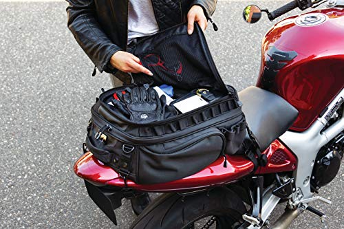 Kuryakyn 5214 Momentum Roamer Bolsa de Cola para Motocicleta Resistente al Clima, Negra miniatura 5