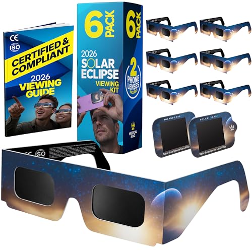 Medical king Solar Eclipse Glasses 10-Pack