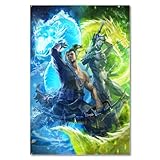 Isaveart Overwatch Hanzo And Genji Double For Fan Video Game Wall Art Poster