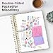 Large Spiral Lined Notebooks for Work with Removable Dividers & Tabs, 8.5