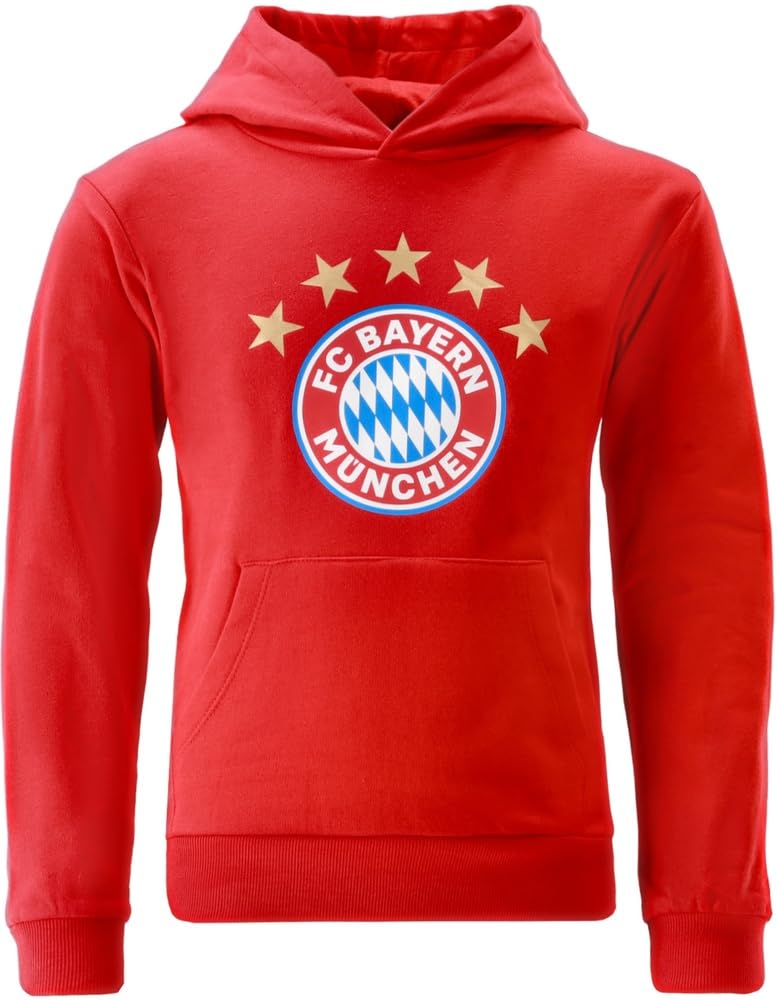 FC Bayern München Hoodie Essential Kinder Rot