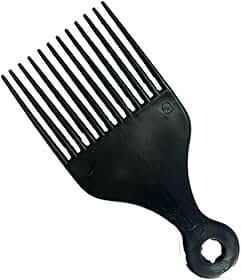 Pente Garfo para Penteado Cabelo Cacheado Afro Hair Black Power Unissex.