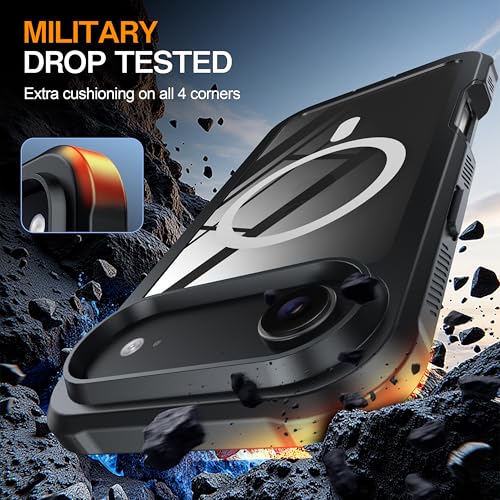 Coque pour iPhone Air intégrale noire premium compatible MagSafe - 2