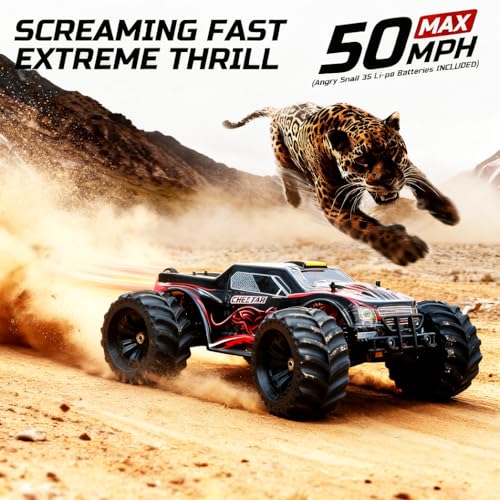 Image of JLBRACINGRC 1 /10 Brushless RC Car for Adults,Fast 50+ mph High Speed RTR RC Truck, 4WD Offroad Monster Truck, 2.4GHZ Radio Controlled Electric Remote Control Car, IPX7 Waterproof Racing Vehicle