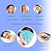 Ice Face/Eye Mask for Woman Man, Heated Warm Cooling Reusable Gel Beads ice Mask with Soft Plush Backing,Hot Cold Therapy for Facial Pain,Sleeping,Swelling,Migraines, Headaches,Stress Relief[Blue]