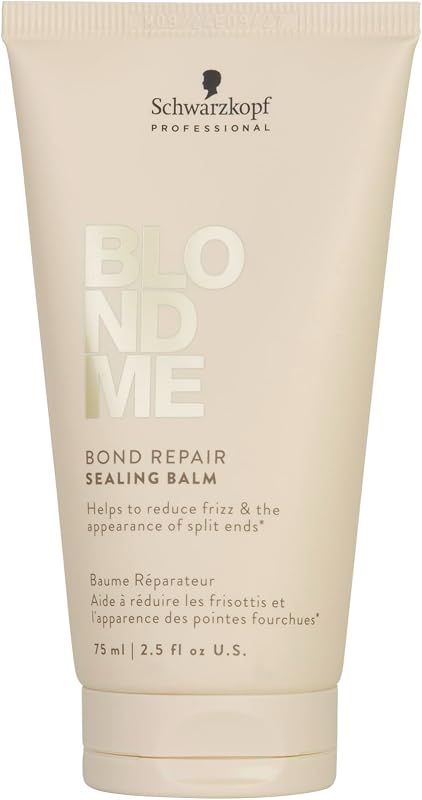 Bond Repair Sealing Balm for Blonde Hair, 2.5 Fl Oz | Tame Split Ends & Reduce Frizz | Heat Protection | For Shiny, Smooth Blonde, Lightened, & Grey Hair