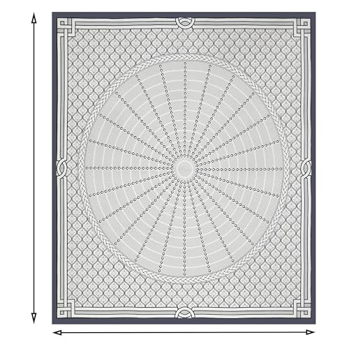 Image of King Size Cotton Bedsheet | 300 TC | 100% Cotton Flatsheet King Size with Two Pillow Covers | (254 * 274 cm, Blue White)