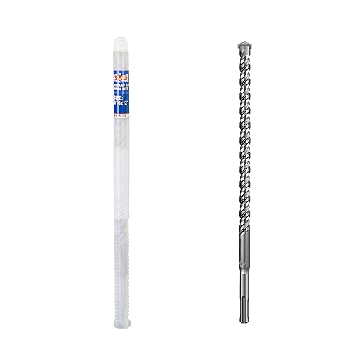 Miniatura 3 de SALI Brocas de martillo rotativo 9/16 x 12 pulgadas, 5 brocas de martillo rotatorio, herramienta de agujero de mampostería para hormigón, piedra,