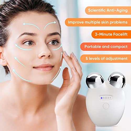 Microcurrent Facial Device, Intelligent Microsculpt Device For Face, Double Chin Reducer Machine, Anti-Aging, Face Lifting And Skin Tightening, Usb Mini Rechargeable Face Sculpting Tool #TOP1