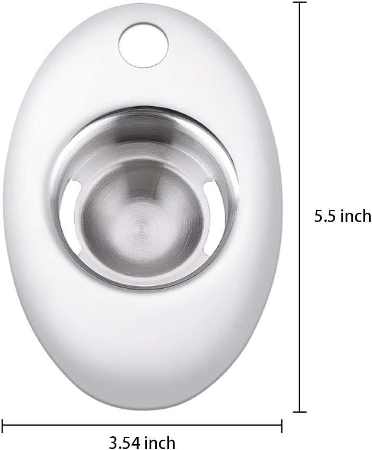 Egg Separator 304 Stainless Steel Egg Yolk White Filter, Egg Divider, for Kitchen Cooking Baking Cake