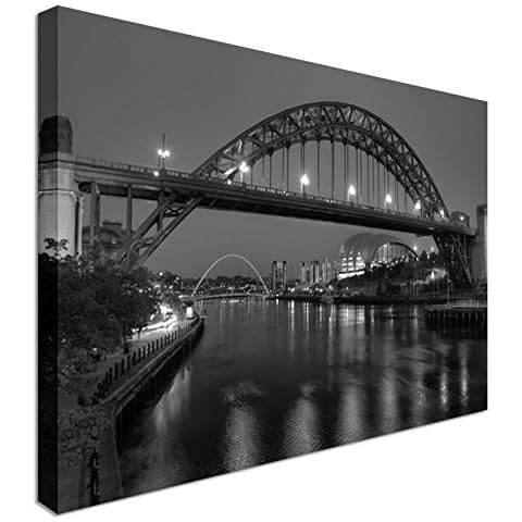 Newcastle Bridge - River Tyne at night Cover