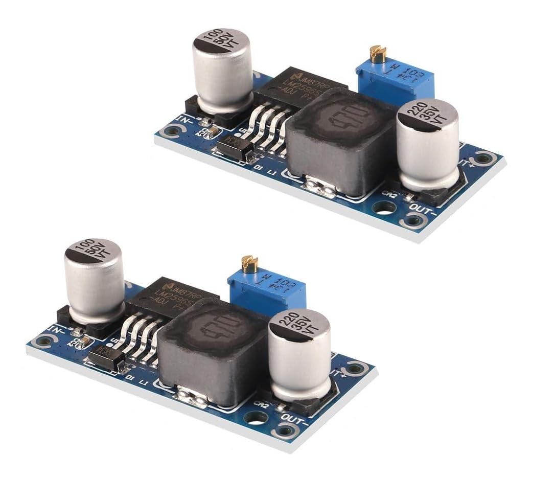KITS4CREATORS LM2596 DC to DC Buck Converter Voltage Regulator 3.0-40V to 1.5-35V Buck Converter DIY Adjustable Power Supply Step Down Module-image-18